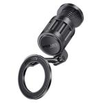 Promate SNAGMOUNT  360 Rotating Magnetic Smartphone Grip-on Mount. Rotatable, Foldable & Ultra Compact, Metal Rings Included. Secure Clamp.
