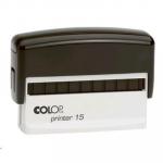 COLOP Stamp Printer 15 Oblong Black 10x69mm