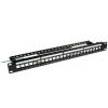 Dynamix PP-UKSTP-24RMB Horizontal 19 1RU Unloaded 24 Port STP Patch Panel, with Rear Cable Managementbar.IncludesEarthing Wire and Plastic Labelling Kit. RoHS, Numbered 1-24 Dynamix PP-UKSTP-24RMB Horizontal 19 1RU Unloaded 24 Port STP Patch Panel, with Rear Cable Managementbar.IncludesEarthing Wire and Plastic Labelling Kit. RoHS, Numbered 1-24