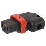 IEC-Lock KNKS19-01 10A C13 IEC-Lock Angled (Left or Right) rewireable socket