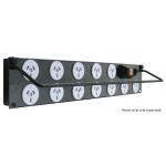 RackPower CM010 Cable Manager 2U black