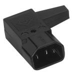 RackPower KNCP19-04 10A C14 right entry re-wireable plug