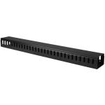 StarTech.com Vertical Cable Organizer with Finger Ducts - Vertical Cable Management Panel - Rack-Mount Cable Raceway - 0U - 3 ft - CMVER20UF