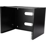 StarTech.com WALLMOUNT8 WALL-MOUNT BRACKET FOR SHALLOW RACK-MOUNT EQUIPMENT - SOLID STEEL - 8U
