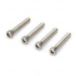 Du-Bro - Socket Head Cap Screws - Stainless Steel - 4-40 x 3/4" - 4 Screws