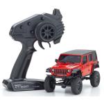 Kyosho Mini-Z 4x4 MX-010 32521R 1/18 Remote Control Car - Jeep Wrangler Unlimited Rubicon Firecracker Red - Rock rawler - Readyset