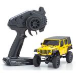 Kyosho Mini-Z 4x4 MX-010 32521W 1/18 Remote Control Car - Jeep Wrangler Unlimited Rubicon Hellayella Rock rawler - Yellow - Readyset