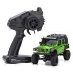 Kyosho Mini-Z 4x4 MX-010 32528GR 1/18 Remote Control Car - Jeep Wrangler Unlimited Rubicon (with accessories) Mojito - Green - Rock rawler - Readyset