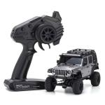 Kyosho Mini-Z 4x4 MX-010 32528S 1/18 Remote Control Car - Jeep Wrangler Unlimited Rubicon (with accessories) - Billet Silver Metallic - Rock rawler - Readyset