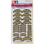 Tamiya - Car Tyre Sticker Set