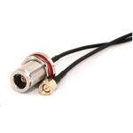 P-40 Coaxial Cable - 30cm N-Female Bulkhead to SMA Male - Pigtail
