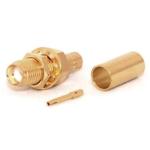 SMA Female Bulkhead CRMP Connector for LMR195/RG58