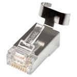 Ideal Industries IDL85-369 CAT6A/6/5e STP RJ45 Push Through Plug (Staggered). Jar of 50.Compatible with 30-495