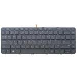 HP Probook 430 G3, 440 G3, 430 G4, 440 G4, 640 G2, 645 G2 US Backlit Keyboard (with Black Frame) PN: 830325-001, 826368-001, 906763-001