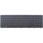 HP ProBook 450 455 470 G3/G4, 650 G2, 655 G2 US Non-Backlit Keyboard, No-Pointer (with Black Frame) PN: 837549-001 827028-001, 841136-001