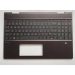 HP Envy X360 15-DR 15-DS 15M-DS, Top Cover wtih Backlit Keyboard / C Shell (Brown), PN: L53987-001 4600GB08002