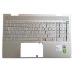 HP ENVY X360 Convertible 15-ED Top Cover with Backlit Keyboard & Fingerprint, / C Shell (Silver), PN: L93226-001 AM2UU000660 (UMA Version)