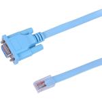 Console Cable - 1.8m - Blue DB9 Female to RJ45 Male - RS232 - Rollover
