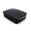 Raspberry Pi Case Official Black Grey Enclosure for Raspberry Pi 3 Model B and B+ Raspberry Pi Case Official Black Grey Enclosure for Raspberry Pi 3 Model B and B+