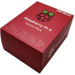 Raspberry Pi 4 Model B 2GB Entry Level Starter Kit Pack White Case Edition with 32GB OS Card