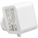 Raspberry Pi Official 27W Power Supply White AU Plug AC Adapter with USB-C Type-C 5.1V, 5A, Max 27W Type C Connector Power Supply for Raspberry Pi 5