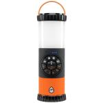 ECOXGEAR EcoLantern 360° Bluetooth Speaker with High-Intensity LEDs & Built-in Power Bank - Orange - 100% waterproof & dustproof - 400 lumen lantern with 360° illumination - 4400mAh battery - Up to 20 hours of playtime / Up to 24 hours of l