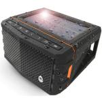 ECOXGEAR Sol Jam Solar Charging IP67 Waterproof Floating 20W Stereo Bluetooth Speaker - Black 100% Waterproof & Dustproof - RGB LEDs - Built-in USB Port & Power Bank - 3.5mm Aux Input - Mountable - 12+ Hours of Playtime