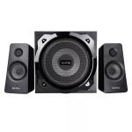 Infinity by Harman OctaBass 210 50W 2.1 Multimedia PC Speaker System with Bluetooth - 6.5" wooden cabinet subwoofer for Deep Bass - 3x EQ modes - 3.5mm Aux + RCA inputs - wireless remote included