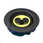 Lumiaudio FLC-62 6.5" 2-way Stereo Framless Ceiling Speaker. RMS Power 60W. Frequency Response 55Hz-20KHz,