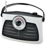 TEAC PR192 Portable AM/FM Radio w/Aux-In - 3.5mm Stereo Jack - Plug into AC Power or Run on Battery for Portability