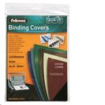 Fellowes 5373801 Cover Black 25 Pack A4 Textured Binding 300 GSM
