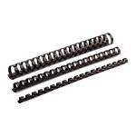 Fellowes 5330702 Plastic Binding Combs 8mm Black Pack 25