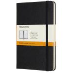 Moleskine QP050 Notebook Medium Ruled Black Hard
