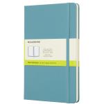 Moleskine QP062B35 Notebook Large Plain Reef Blue Hard