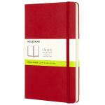 Moleskine QP062R Notebook Large Scarlet Red Hard Cover Plain