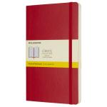 Moleskine QP617F2 Notebook Large Square Scarlet Red Soft Cover