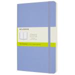 Moleskine QP618B42 Notebook Large Plain Hydrangea Blue Soft