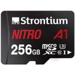 Strontium Nitro A1 256GB microSDXC - Class 10/UHS-I (U3) - 100 MB/s Read with Adapter