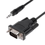 StarTech.com 9M351M-RS232-CABLE Serial Cable - 1m (3ft) DB9 to 3.5mm - RS232