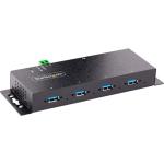 StarTech.com 4 Port Industrial USB 3.0 Hub - Metal