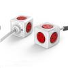 ALLOCACOC PowerCube 5 Outlet Extended Surge Protector - 1.5m - Red AU/NZ ALLOCACOC PowerCube 5 Outlet Extended Surge Protector - 1.5m - Red AU/NZ