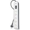 Belkin 4 Outlet Surge Protection Strip with 2m Power Cord Belkin 4 Outlet Surge Protection Strip with 2m Power Cord