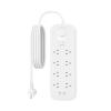 Belkin 8 Outlet Surge Protector with Dual USB-C 30W PPS Charging Port (2024 Model) - White 2m Cord Belkin 8 Outlet Surge Protector with Dual USB-C 30W PPS Charging Port (2024 Model) - White 2m Cord