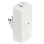 Brilliant Smart Smart WiFi Wall Plug with 1 x USB-A and 1 x USB-C chargers access and manage your home electronics, appliances or devices from anywhere