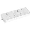 Brilliant Smart 6 Outlet WiFi Powerboard with 2x USB-A / 2x USB-C Chargers 1.4m Cable Length - Access & Manage your Home Electronics / Appliances / Devices from Anywhere Brilliant Smart 6 Outlet WiFi Powerboard with 2x USB-A / 2x USB-C Chargers 1.4m Cable Length - Access & Manage your Home Electronics / Appliances / Devices from Anywhere