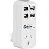 The Brute Power Co 1 Socket Adaptor - 4x USB The Brute Power Co 1 Socket Adaptor - 4x USB