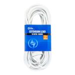 The Brute Power Co BPEL10M Extension Lead - 10m Cable - White AU / NZ 24000W 240V Home Plug - Cable - Indoor Use Only
