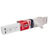 Dynamix A14U 4 Outlet 10A Home & Office Powerboard with 2x USB 3.4A Rapid Charging Ports Safety Overload with Push Button Reset - Includes 1m Power Cable - For Indoor Use ONLY Dynamix A14U 4 Outlet 10A Home & Office Powerboard with 2x USB 3.4A Rapid Charging Ports Safety Overload with Push Button Reset - Includes 1m Power Cable - For Indoor Use ONLY