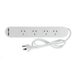 PUDNEY 4 Way Surge Protector with 2 USB Overload Protected