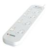 Sansai PAD-421SW 4 Outlet Surge Powerboard with Surge Protected & Individual Switches AU / NZ Sansai PAD-421SW 4 Outlet Surge Powerboard with Surge Protected & Individual Switches AU / NZ
